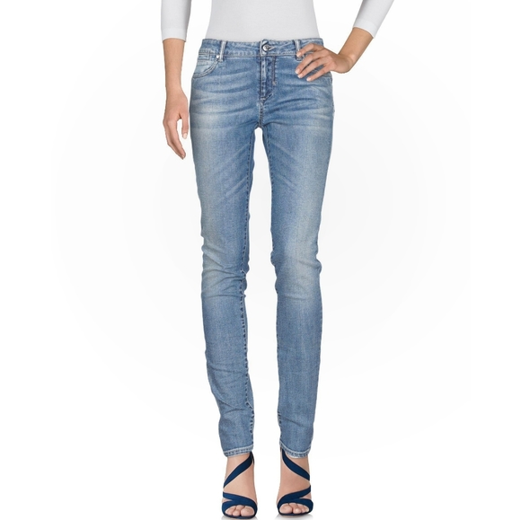 MaxMara Denim - Sportmax Code Perfect Fit Jeans Straight Leg Blue Size 2 Max Mara